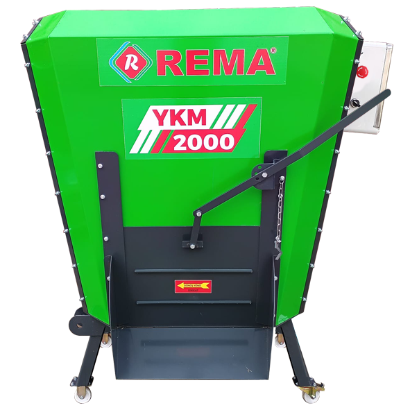 Rema Ykm 2000 Tam Otomatik Elektrikli 2m3 Tek Motor Yem Karma Makinası 380V