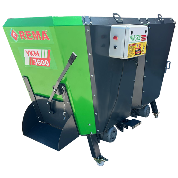 Rema YKM 3600 Tam Otomatik Yem Karıştırma Makinesi Elektrikli Çift Motor 220V